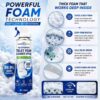p3 Eco-Friendly Toilet Foam Cleaner Spray Cleans Deodorizes Removes Limescale Leaves Fresh Scent Powerful Cleanse 500ml